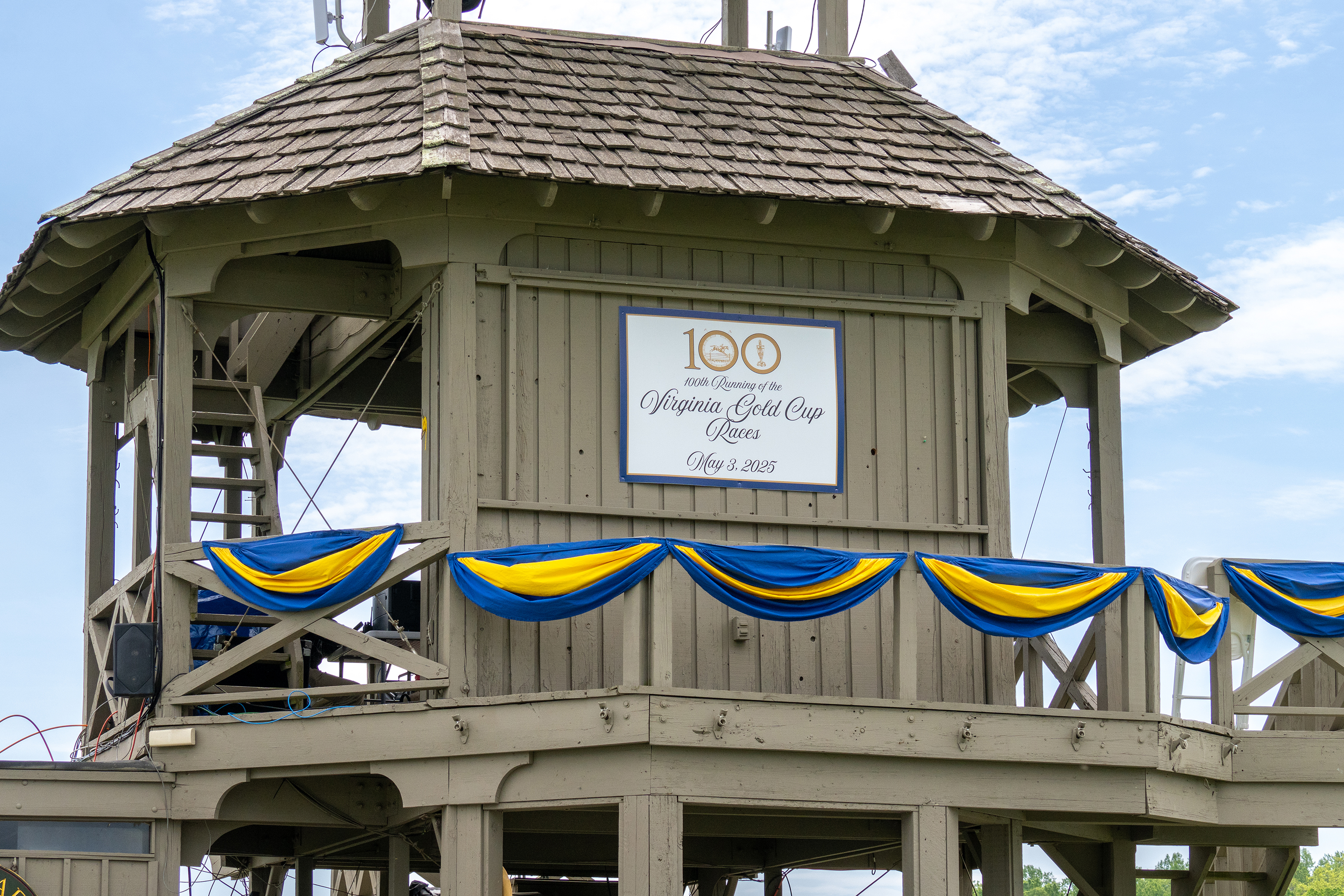 The Virginia Gold Cup sign